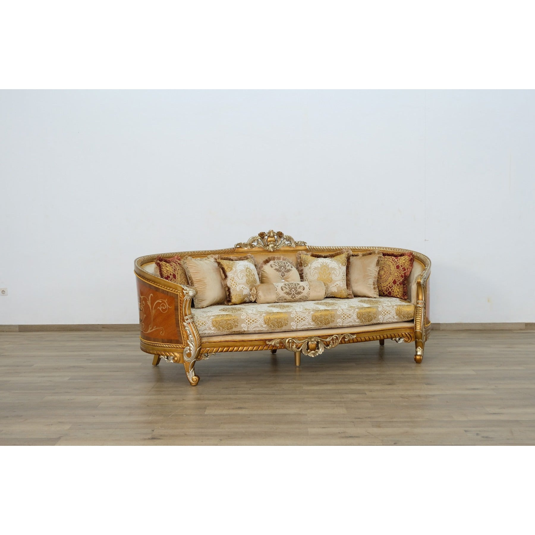 European Furniture - Luxor II Sofa in Brown gold - 68587-S - New Star Living