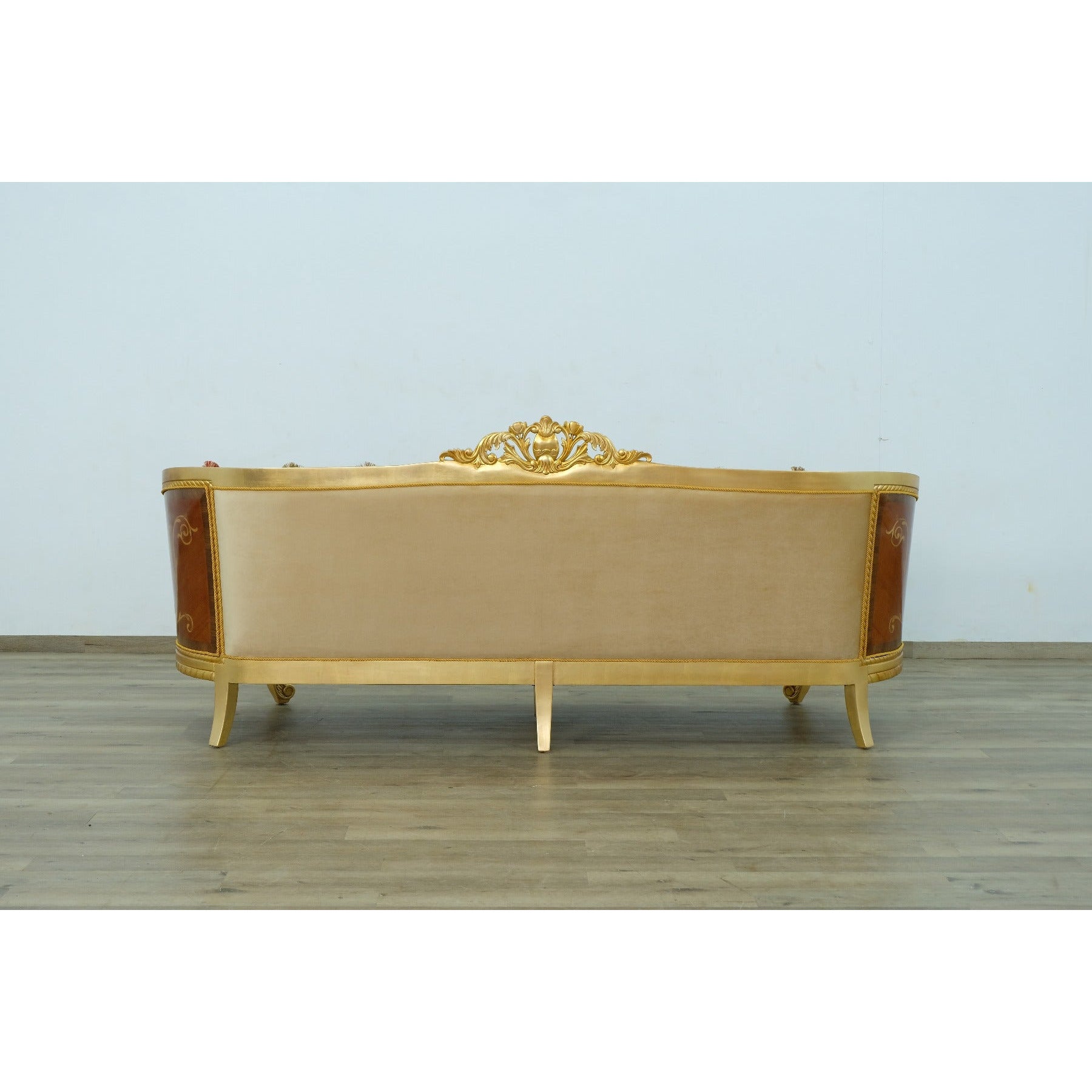 European Furniture - Luxor Sofa in Gold Leaf - 68584-S - New Star Living