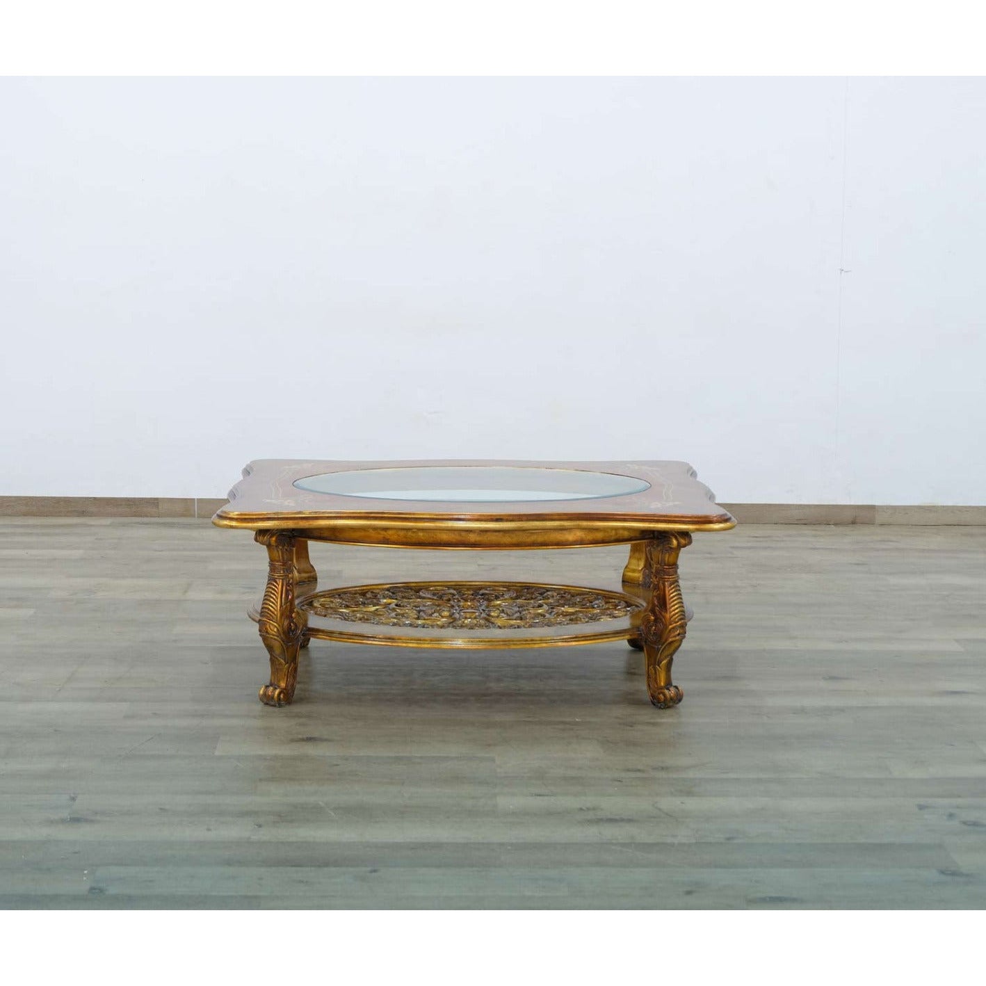 European Furniture - Maggiolini II Coffee Table in Gold - 31055-CT - New Star Living