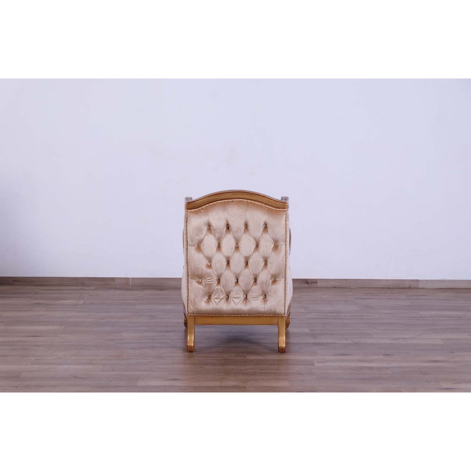 European Furniture - Raffaello Chair in Beige Gold - 41026-C - New Star Living