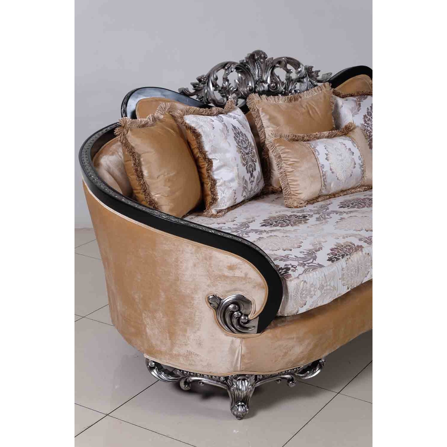 European Furniture - Rosabella 2 Piece Sofa Set - 35022-SC - New Star Living