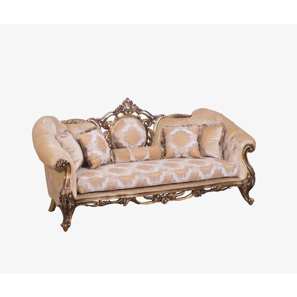 European Furniture - Rosella II 4 Piece Luxury Living Room Set in Parisian Bronze - 44698-SL2C - New Star Living