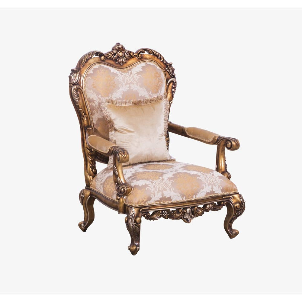 European Furniture - Rosella II Luxury Chair in Parisian Bronze - 44698-C - New Star Living