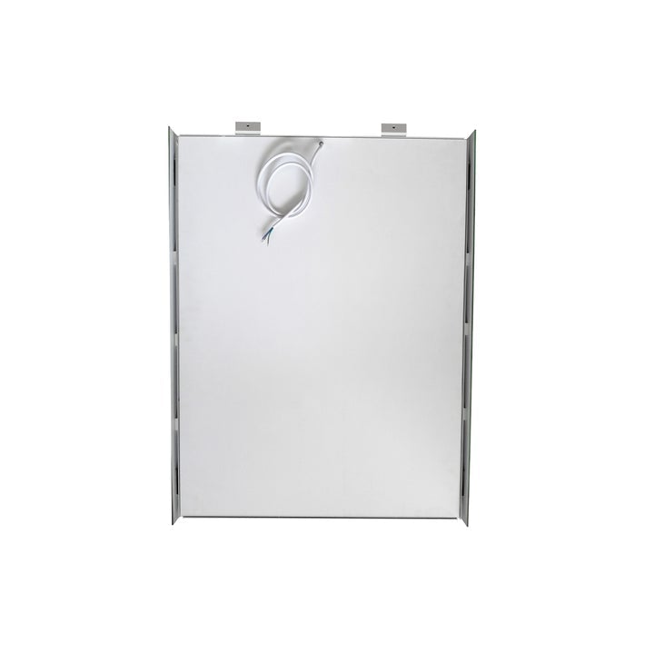 Vinnova 24" Rectangle Frameless Lighted Medicine Cabinet Wall Mounted Mirror - 810024R-LED-MC - New Star Living