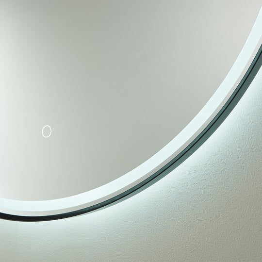 Vinnova 32'' Round LED Lighted Accent Bathroom/Vanity Wall Mirror - 815032C-LED-BF - New Star Living