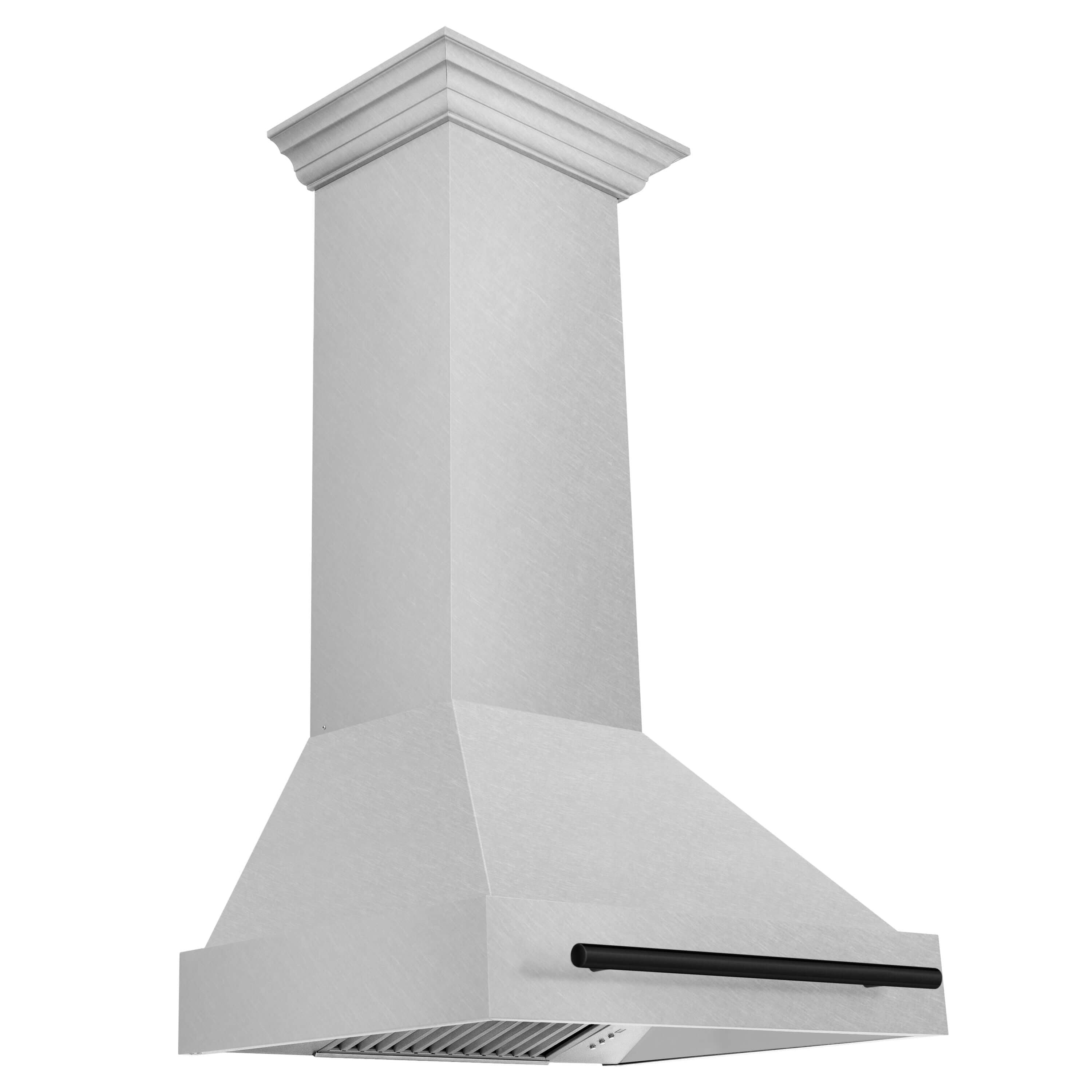 30 in. ZLINE Autograph Edition DuraSnow Stainless Steel Range Hood with DuraSnow Stainless Steel Shell and Handle (8654SNZ-30) - New Star Living