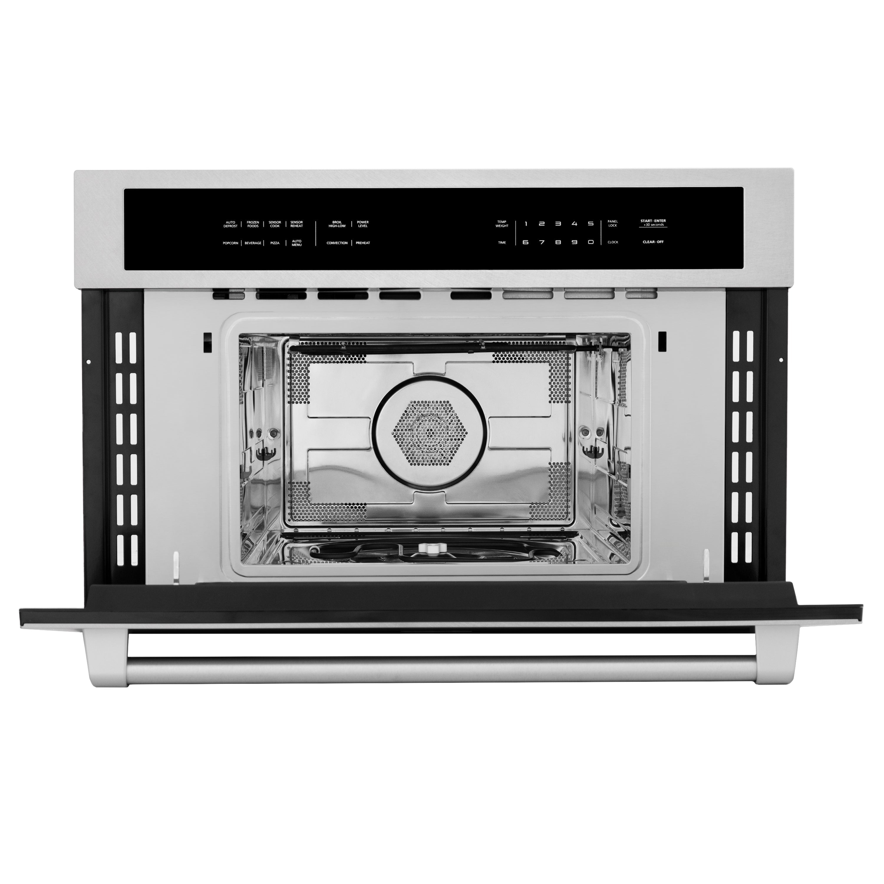 ZLINE 30 In. Microwave Oven in DuraSnow Stainless Steel with Traditional Handle (MWO-30-SS) - New Star Living