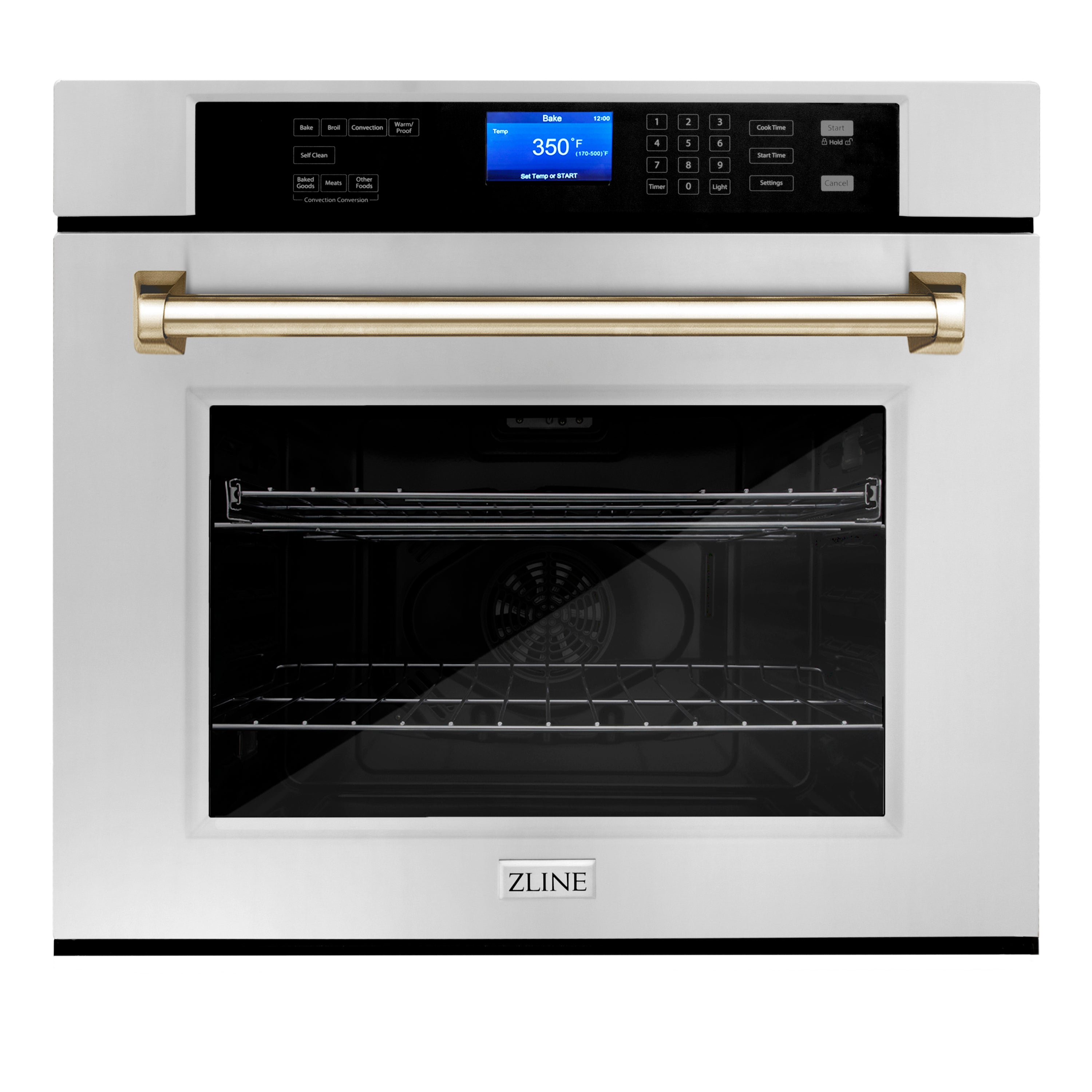 ZLINE 30" Autograph Edition Single Wall Oven with Self Clean and True Convection in Stainless Steel (AWSZ-30) - New Star Living