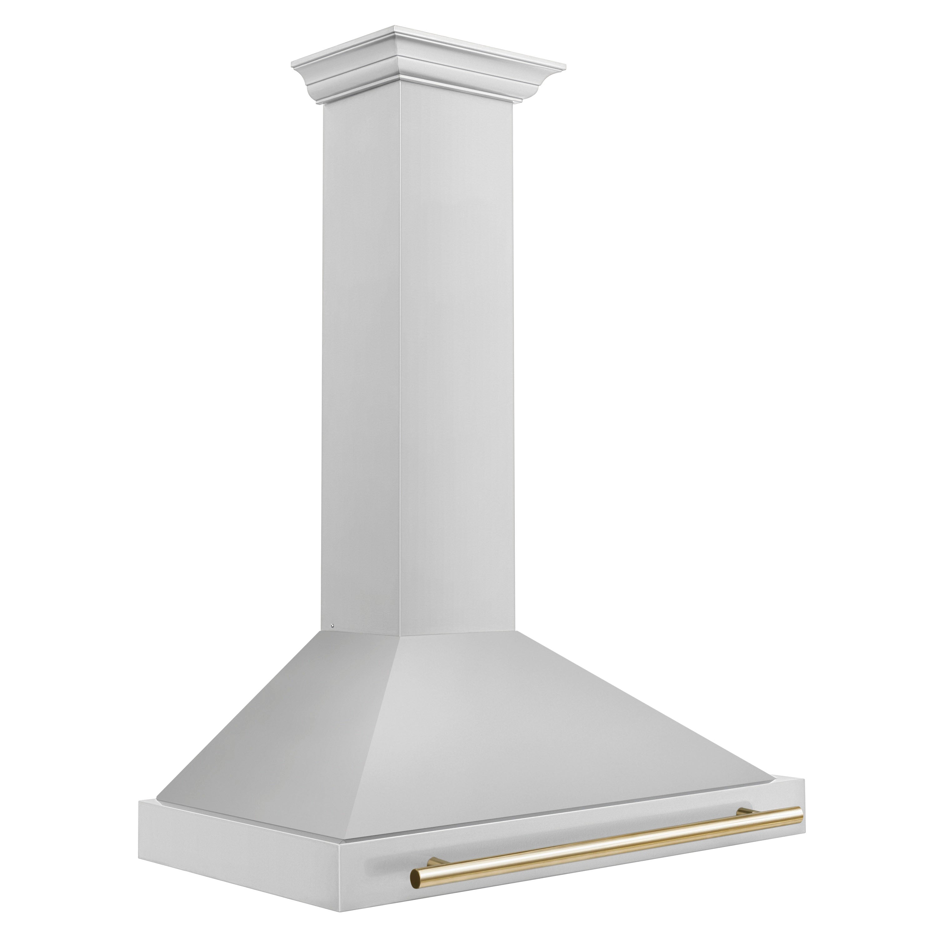 ZLINE 36 in. Autograph Edition Stainless Steel Range Hood with Stainless Steel Shell and Accents (KB4STZ-36) - New Star Living
