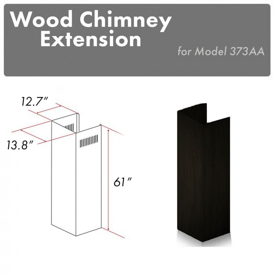 ZLINE 61" Wooden Chimney Extension for Ceilings up to 12.5 ft. (373AA-E) - New Star Living