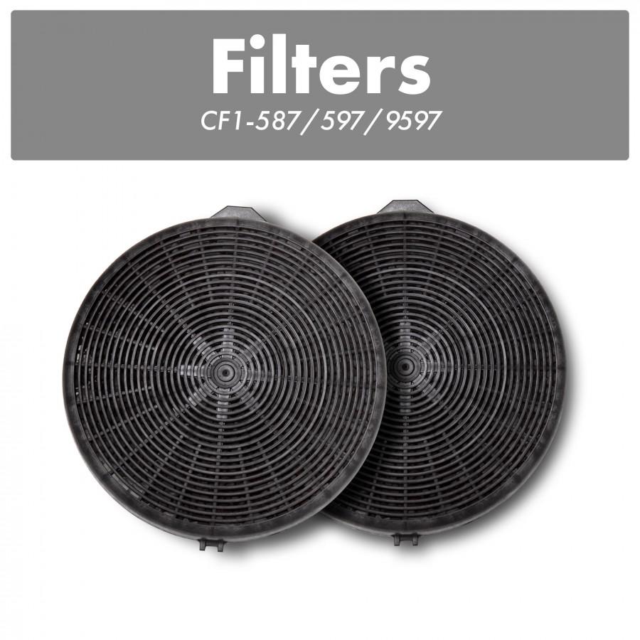 ZLINE Charcoal Replacement Filters for Models 587, 597, and 9597 (Set of 2) (CF1-587/597/9597) - New Star Living