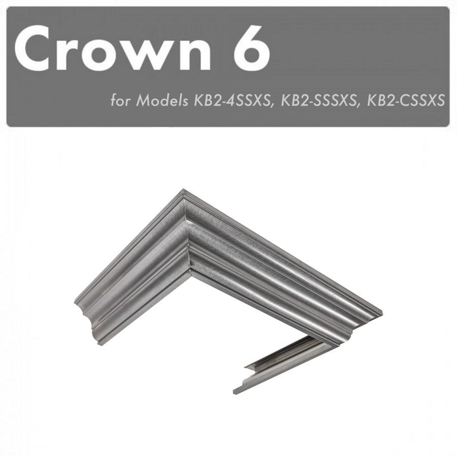 ZLINE Crown Molding 6 For Designer Wall Range Hood (CM6-KB-S304) - New Star Living