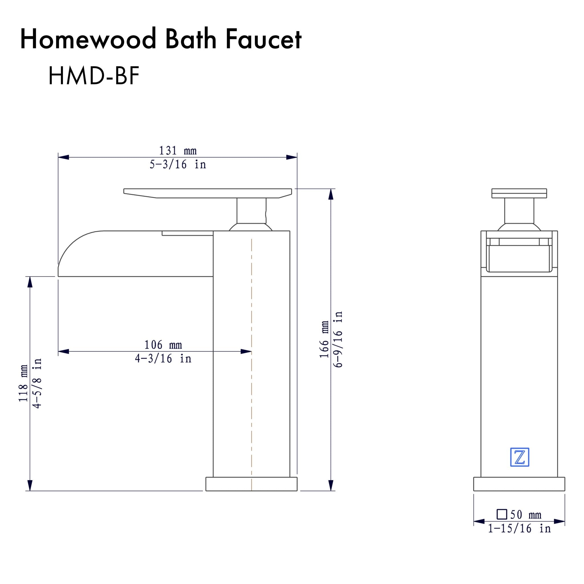 ZLINE Homewood Bath Faucet in Chrome (HMD-BF-CH) - New Star Living